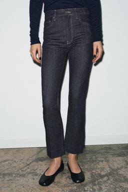 ZW COLLECTION BOOTCUT MID-WAIST JEANS - Zara фото 2