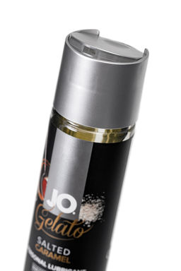 Съедобный лубрикант на водной основе JO Gelato Salted Caramel, со вкусом солёная карамель, 120 мл