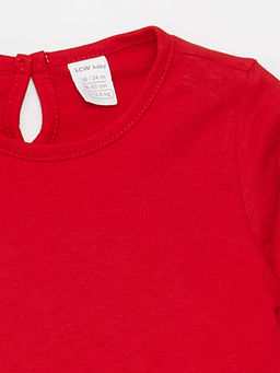 Bisiklet Yaka Basic K?z Bebek Ti??rt - Waikiki фото 2