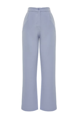 TRENDYOLMILLA Lacivert Wide Leg/Genis Paca Dokuma Kumas Pantolon TWOAW22PL0139 фото 13