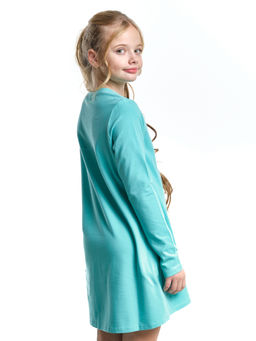 Платье для девочки UD 6346 бирюза - Mini maxi фото 2