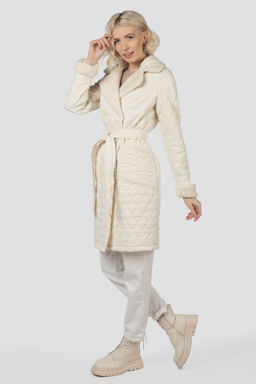 Пальто женское демисезонное (пояс) - El podio фото 2