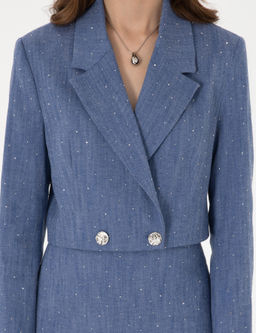 _ndigo Crop Top Ceket