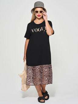 Платье 0387-1с глубокий черный - Dora фото 34