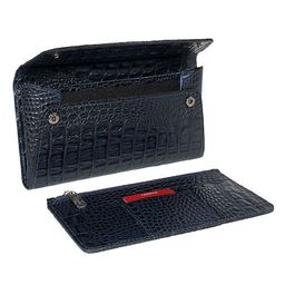 Портмоне мужское Premier-H-36 (2 в 1) натуральная кожа 2 отд, 5 карм, рем-петля, синий кайман (310) 177305  фото 4