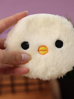 Кошелёк плюшевый "Ducking", white (10*11 см)