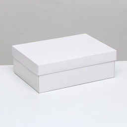 Цена за 5 шт. Коробка складная, крышка-дно, белая, 24 х 17 х 8 см