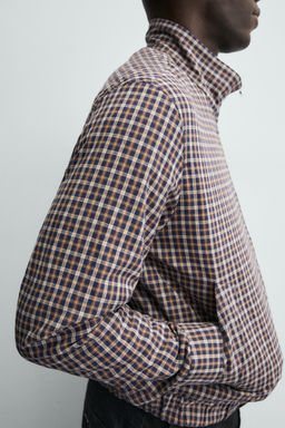 CHECKED BOMBER JACKET - Zara фото 14