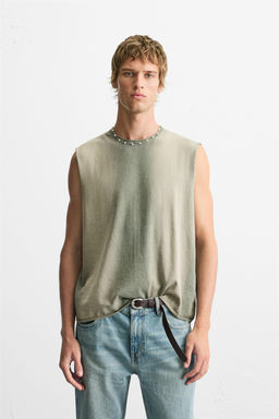 WASHED KNIT TANK TOP - Zara фото 2