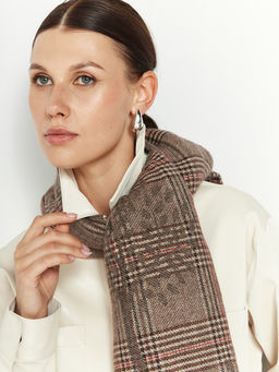 в составе ШЕРСТЬ и КАШЕМИР Большой, мягкий, теплый  двусторонний палантин. - Tantino фото 5