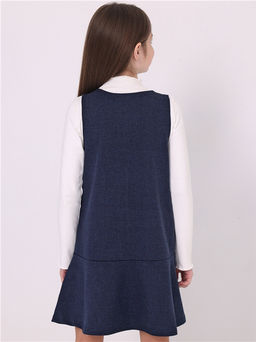 Сарафан Апрель 1ПДС3456258н хлопок с лайкрой синий фото 2