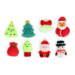 Цена за 20 шт. Антистресс сквиш мялка «Новый год», в 1 банке 20 мялок, МИКС