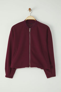 TRENDYOLMILLA Siyah Oversize Kase Bomber Ceket Mont TWOAW25MO00053  фото 5