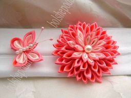 Лента атласная 5 см*25 ярд (SF-1355) оранжевый №144 - No name фото 2