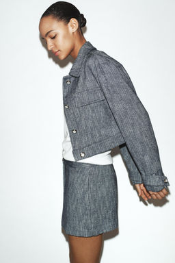 SHORT TEXTURED JACKET - Zara фото 13