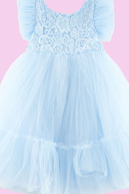 Mavi K?z Cocuk Dogum Gunu/Parti/Dugun Abiye Tutu Elbise TKDSS24EL00011 - Trendyolmilla фото 4