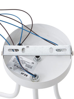 Светильник потолочный 10119/3, 3хE27, 60 Вт, белый