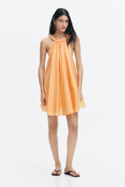 Minivestido con detalle trenzado - H&m фото 2