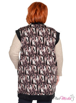 Жилет Модель №1382 размеры 44-84 - Plusmoda фото 4