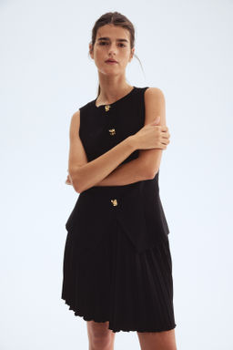 Vestido con cuerpo chaleco - H&m фото 7