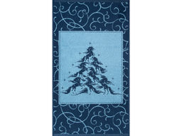 Полотенце махровое 6с103.412ж1 Лошадиная елка(джинс) 50х90см