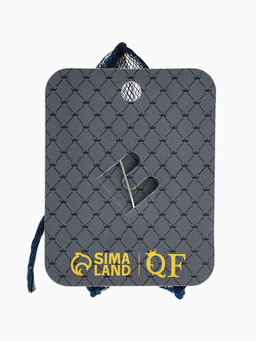 Брошь «Стрекоза», плетёная, синий, чёрная