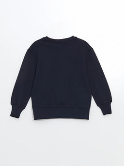 Bisiklet Yaka Bask?l? Erkek Bebek Sweatshirt - Waikiki фото 2