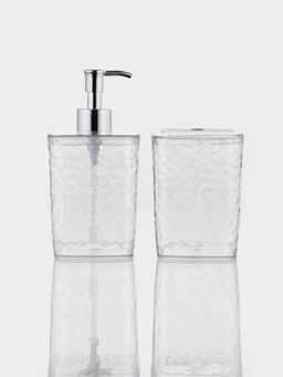 Набор для ванной 2 предмета (дозатор, стакан)