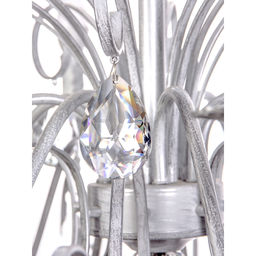 Люстра подвесная в стиле барокко "Arte" 6*40Вт Е14 29-P8525/WH белый мрамор