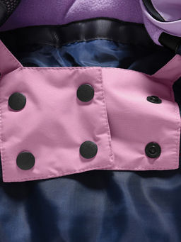 Горнолыжный костюм зимний для девочки розового цвета 9518R