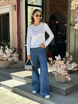 Брюки AURA 4156-170 светло-синий деним