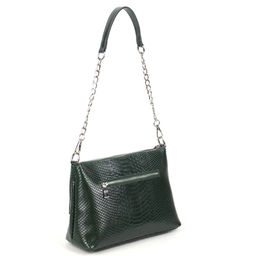 Женская кожаная сумка через плечо под змею 0173-6 - Cidirro фото 3