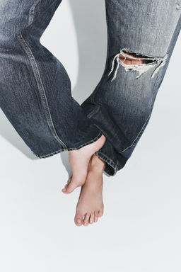 JEANS TRF BAGGY BALLOON TIRO MEDIO / Azul - Zara фото 3