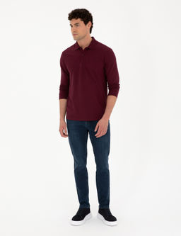 Bordo Slim Fit Basic Sweatshirt - Pierre cardin фото 4