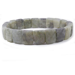 Браслет из камня Лабрадор с огранкой защита и приумножение богатства