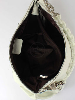 Сумка женская натуральная кожа JRP-8917-9, 1отд+карм/перег, плечевой ремень, белый SALE 259894 - Adelia фото 3