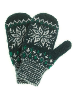 Варежки детские "Снежинка" 3 цвета 0804-26