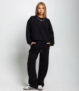 Спортивный костюм #КТ8807 (4), чёрный