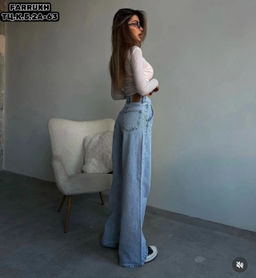 Джинсы трубы, Артикул: 135717 - Liketon фото 2