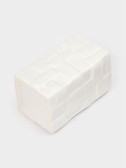 Набор для ванной «Плетение», 3 предмета, дозатор, стакан, мыльница, белый