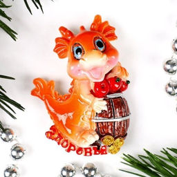 Магнит Дракон / 23560-1 /уп 48/960/ Символ года 2024 - Галеонтрейд фото 2