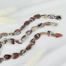 Бусины для украшений из пейзажной Яшмы 39 см