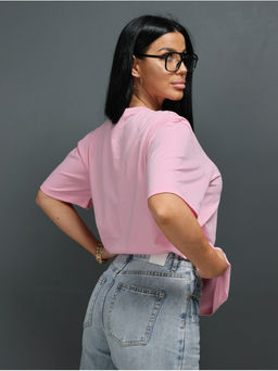 Футболка Пальма розовый женская - София фото 5