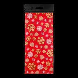 АКЦИЯ Цена за 1 шт. Набор ErichKrause Decor 4 листа упаковочной бумаги тишью Новогодний снегопад 50х70см