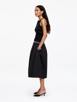 Falda midi de talle alto - H&m фото 4