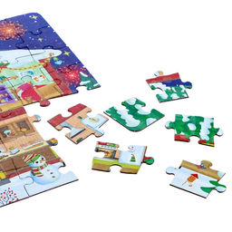 Светящийся пазл Новогодние хлопоты, 63 детали - Puzzle time фото 4