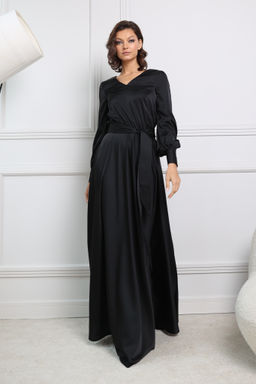 Платье макси из искусственного шелка - Looklikecat фото 3