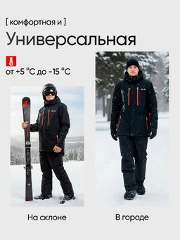 Куртка мужская "Saimaa" черный