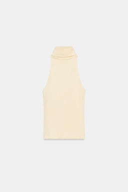TOP CUELLO ALTO MANGA SISA / Crudo - Zara фото 3
