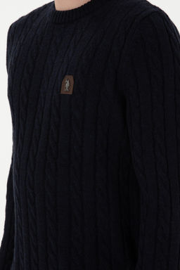 Erkek Regular Fit Bisiklet Yaka Lacivert Kazak - U.s. polo assn фото 14